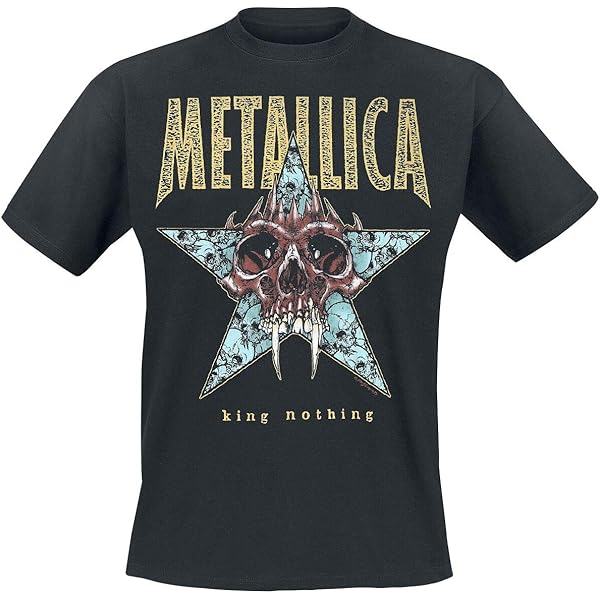 Amazon.com: Metallica T Shirt King Nothing Band Logo Official Mens