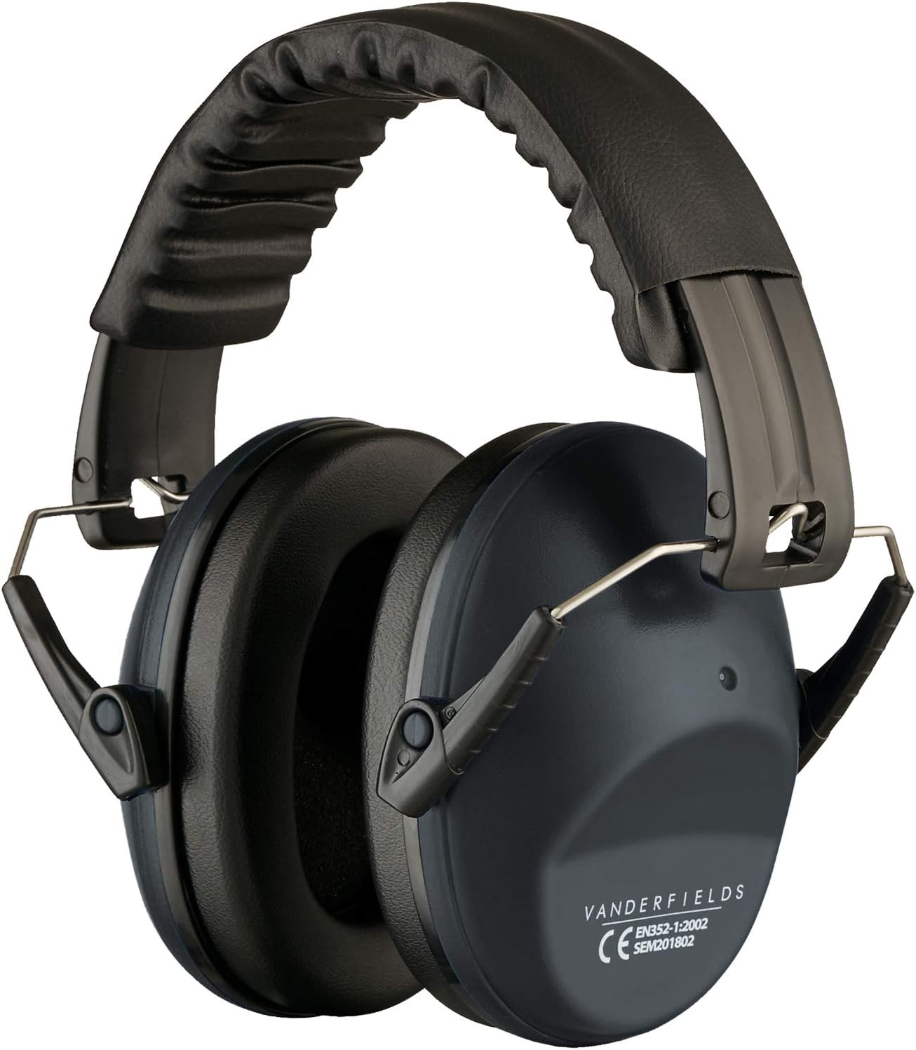Ear Protection for Shooting – Compact Foldable Portable Hearing Protection Safety Earmuffs for Blocking Sound Reduction – Perfect for Hunting Range Studying Lawn Mowing – Men Women Adults Iron Gray - - 