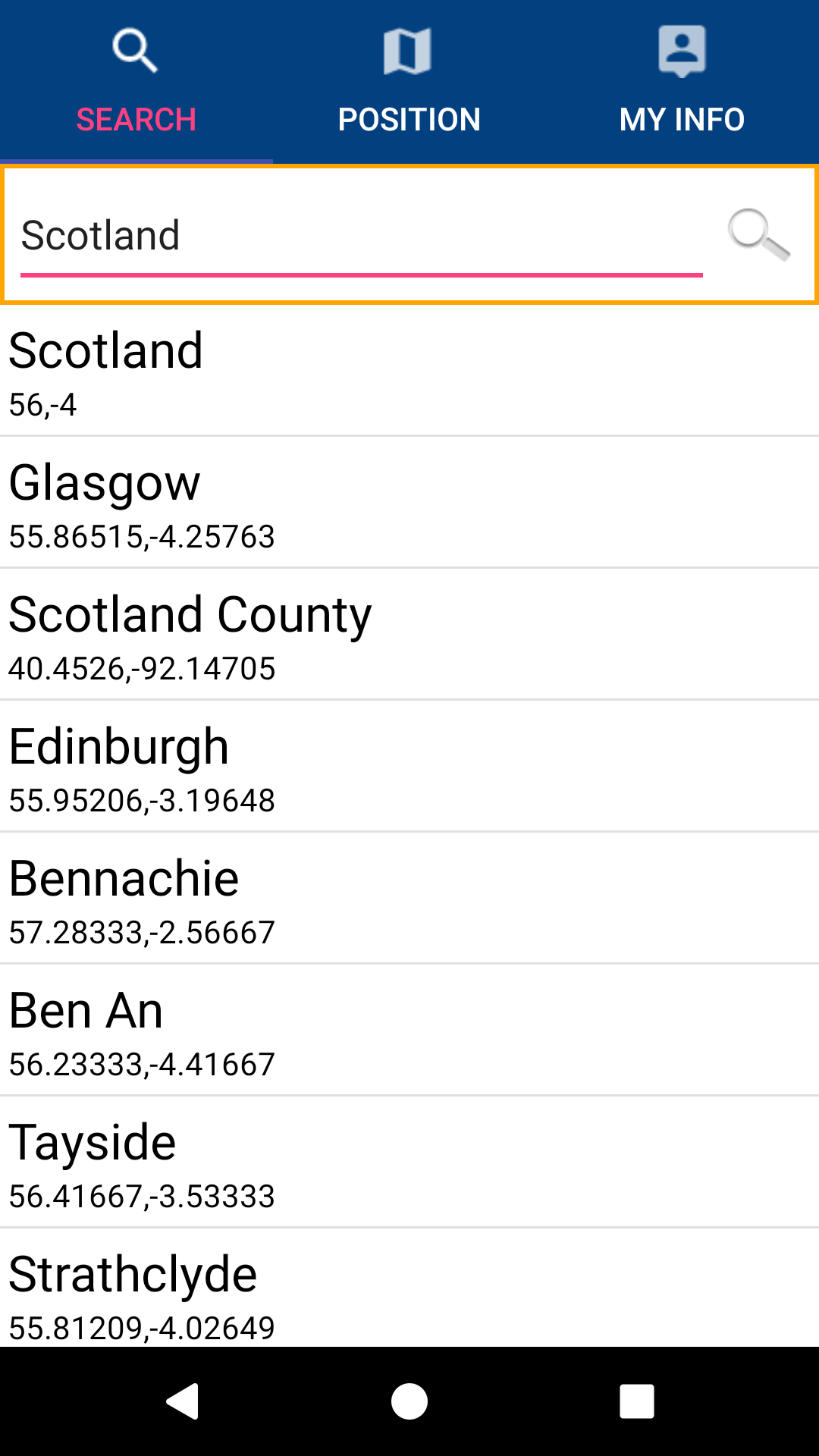 Scotland GPS Map Navigator