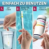 RUNBO 3 in 1 Hot Tub Test Strips for Chlorine, Bromine, pH – 150 Counts view 6
