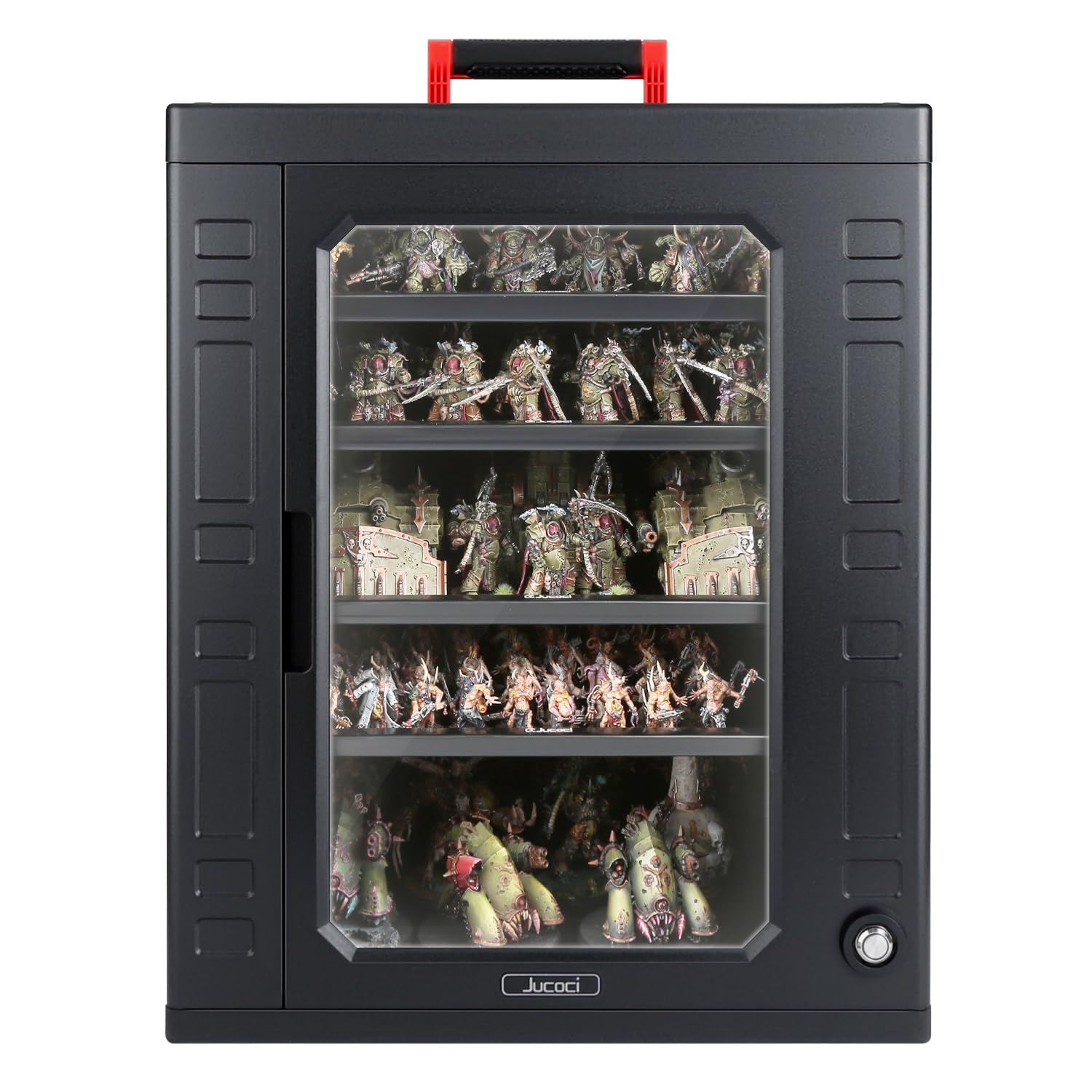 Photo 1 of Jucoci Miniatures Storage Case Miniatures Transport Case (Large Size with Light)
