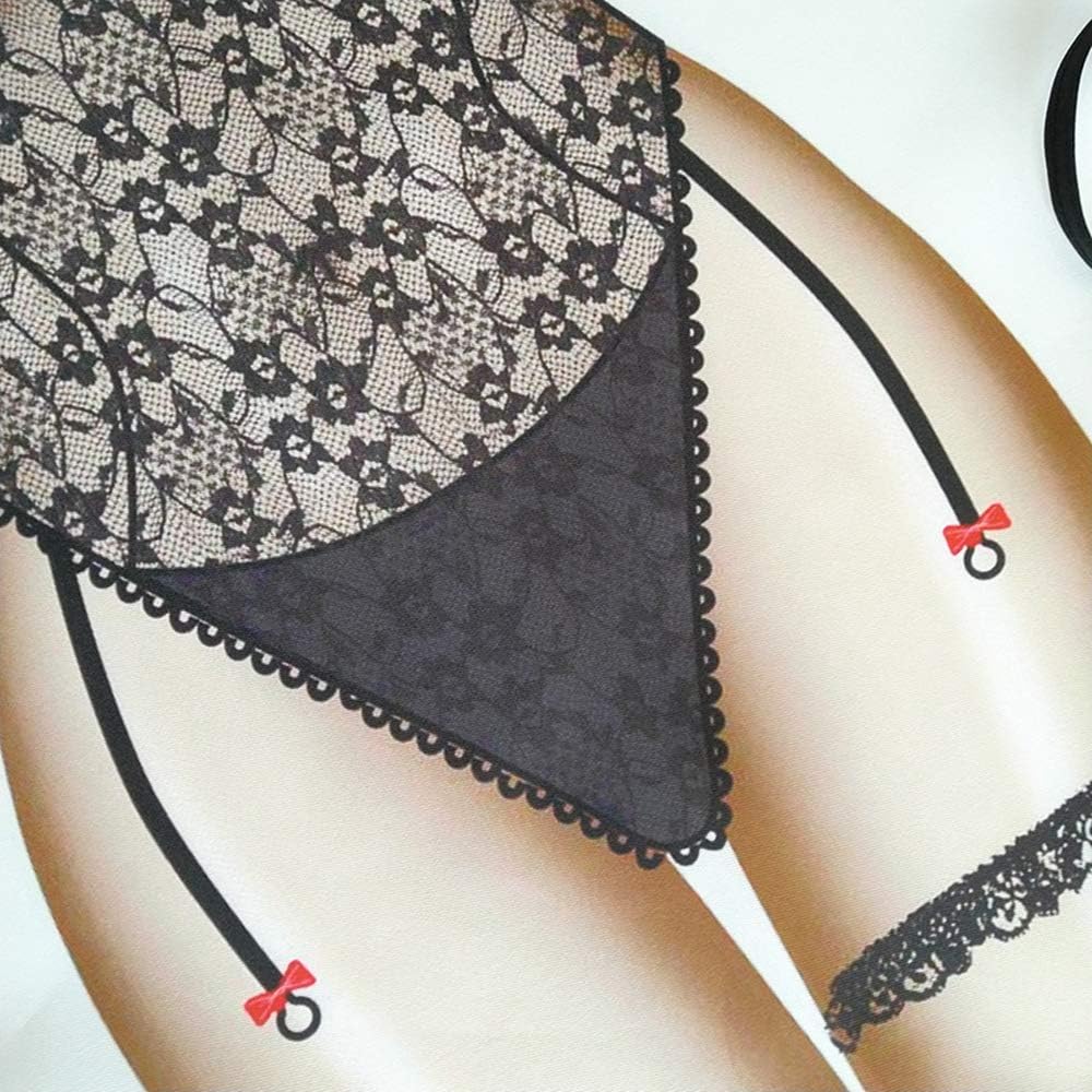TOPWAYS® Funny Novelty Apron, Sexy Woman Kitchen Cooking Chef Apron, Secrect Gifts for Women Unisex Adult BBQ Baking Cooking Apron - Image 5