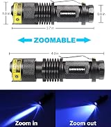 DARKBEAM UV Torch 365nm 395nm Dual Mini Ultraviolet Flashlight view 5