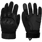 Sutekus Tactical Gloves Hard Knuckle Gloves with Touchscreen Fingers Hand Gear for Hiking, Camping, Hunting, Combat, Shooting, Cycling, Motorcycle