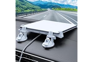 ANMONE Starlink Mini Car Mount for Dashboard, Starlink Mini Suction Cup Dash Mount for Dashboard & Windshield Ensures Stable Satellite Signal,Starlink Car Holder Bracket for Most Vehicles