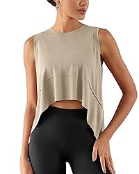 ODODOS Modal Soft Sleeveless Crop Top for Women