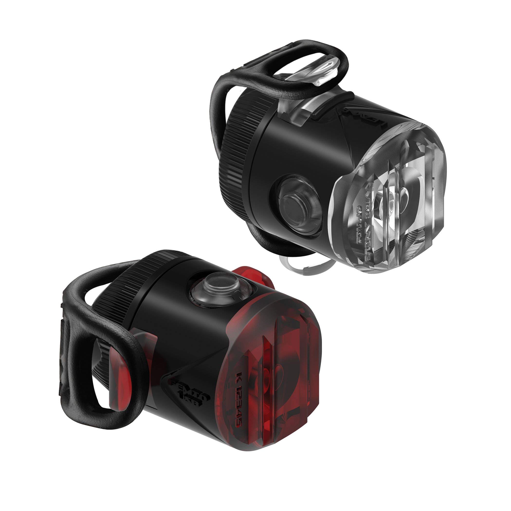 Lezyne Femto Pair USB Rechargeable LED Bike Light Unisex Adult, Black, Size: One Size (Manufacturer's Size: One Size)