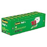 Scotch Magic Tape 810P10K, 3/4" x