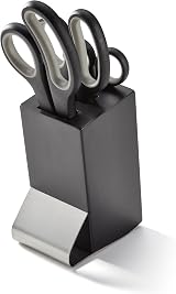 Judge Set of 3 Scissors with Scissor Block 6cm 8cm 10cm Soft Grip Stainless view 2