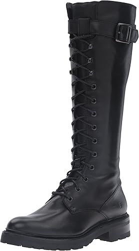 frye tall lace up boots