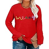 RITERA Plus Size Sweaters for Women Winter Long Sleeve Pullover Sweater Crew Neck Oversized Tops XL-5XL