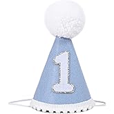 AOQURE Boy/Girl 1st Birthday Hat - Baby First Birthday Party Decorations,One Party Hat For Boys/Girls