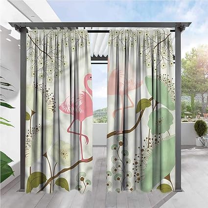 Marilds Peacock Sliding Door Curtain Blooming #tree #branch #canopy #bed  Marilds Peacock Sliding Door Curtain Blooming