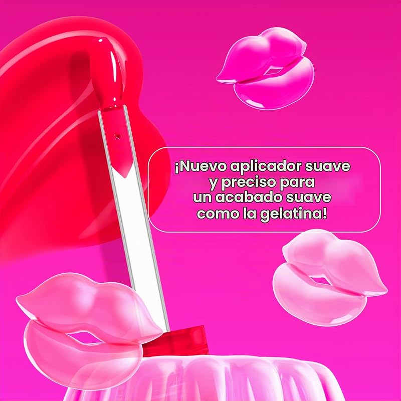 Jelly Job, Gloss, Lábios Volumificados & Brilho Intenso, Tonalidade: Geleia de Cereja