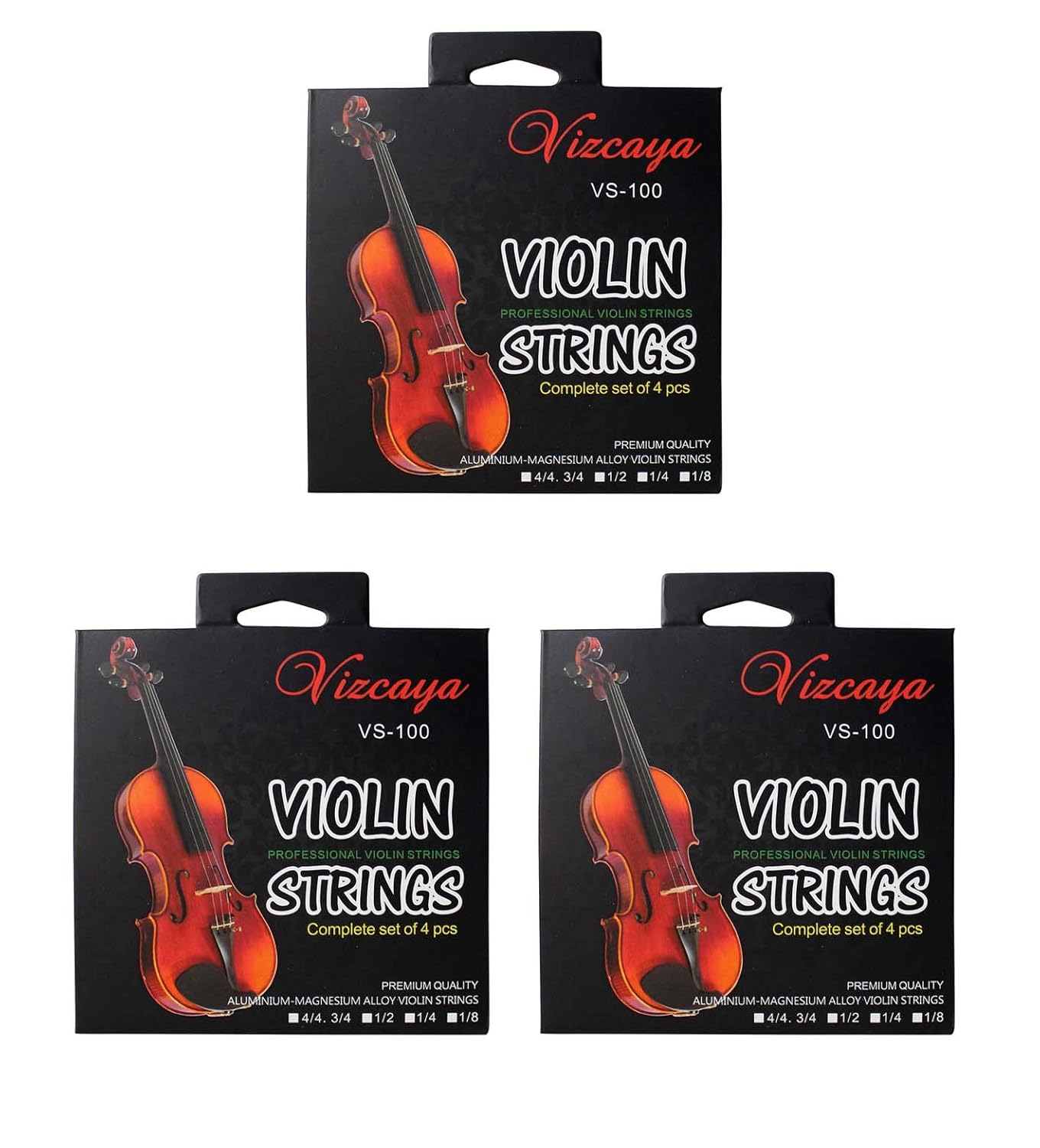 for (GDAE) String Violin Fiddle Violin Sets Full 3 Universal Vizcaya