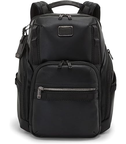 Tumi Mens Bradner Backpack Black/Bombe One Size : Electronics