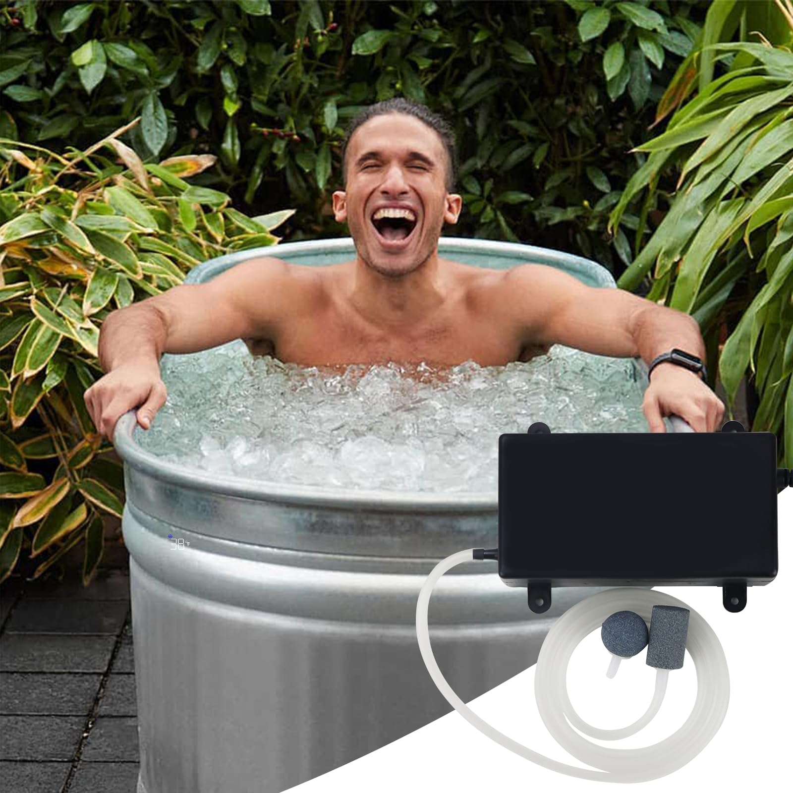 WJCJTJL Ozone Generator for Cold Plunge Tub Ice Bath,1000mg/Hr Ozone ...