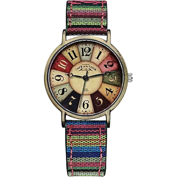 Amazon.com: Gosasa Creative Multicolor Watch for Women  display picture 1