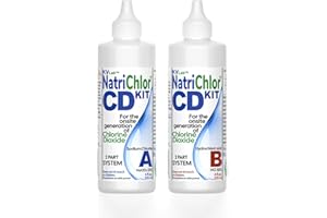 The Original NatriChlor CD Set w/Accu-Drop Bottles HCL Extra Large Size (8 oz Total)