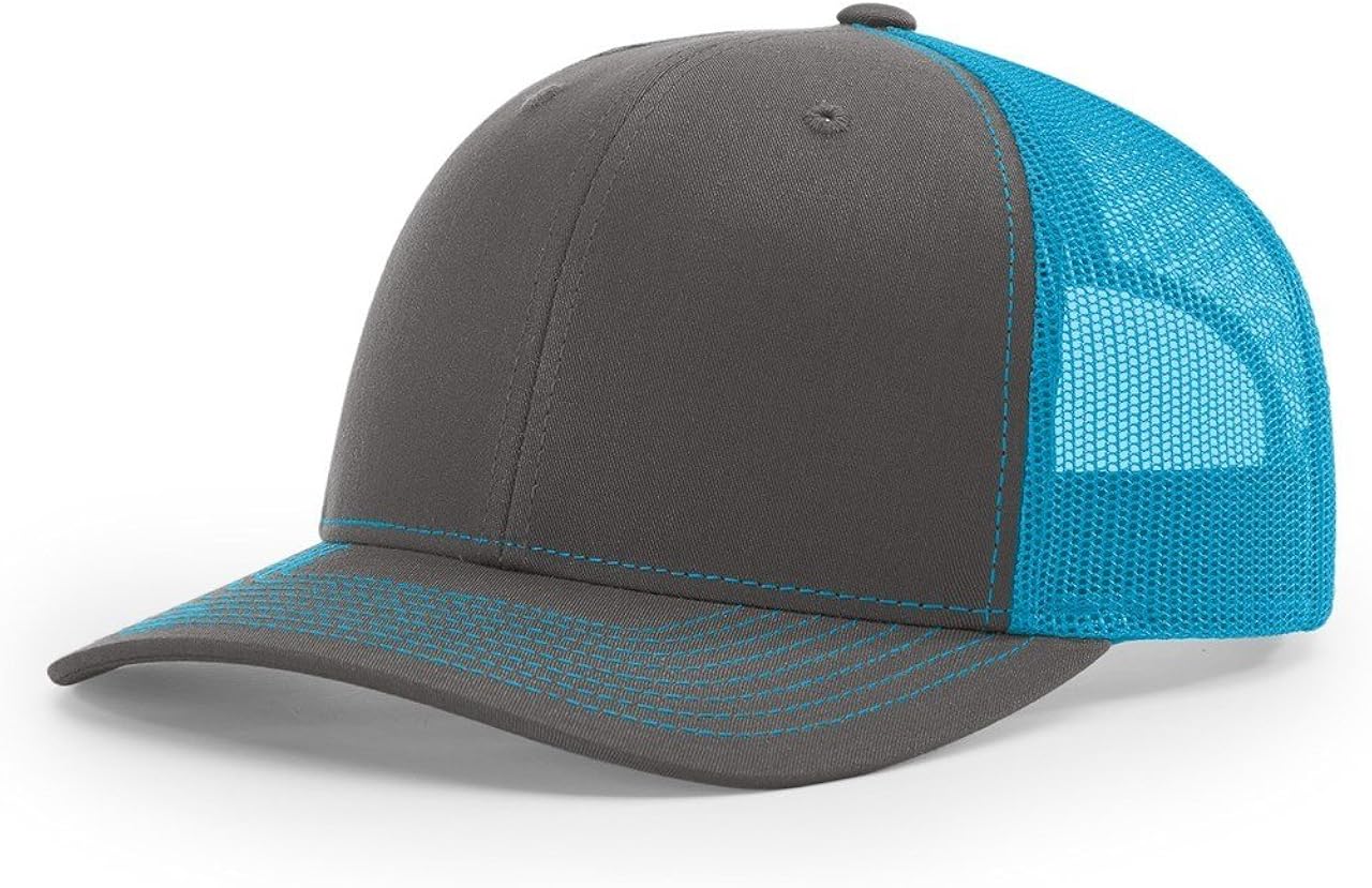 blue trucker hat