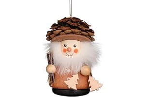 Alexander Taron 15-0213 Christian Ulbricht Ornament-Pinecone Man-Natural-3.25" H W x 2" D, Brown
