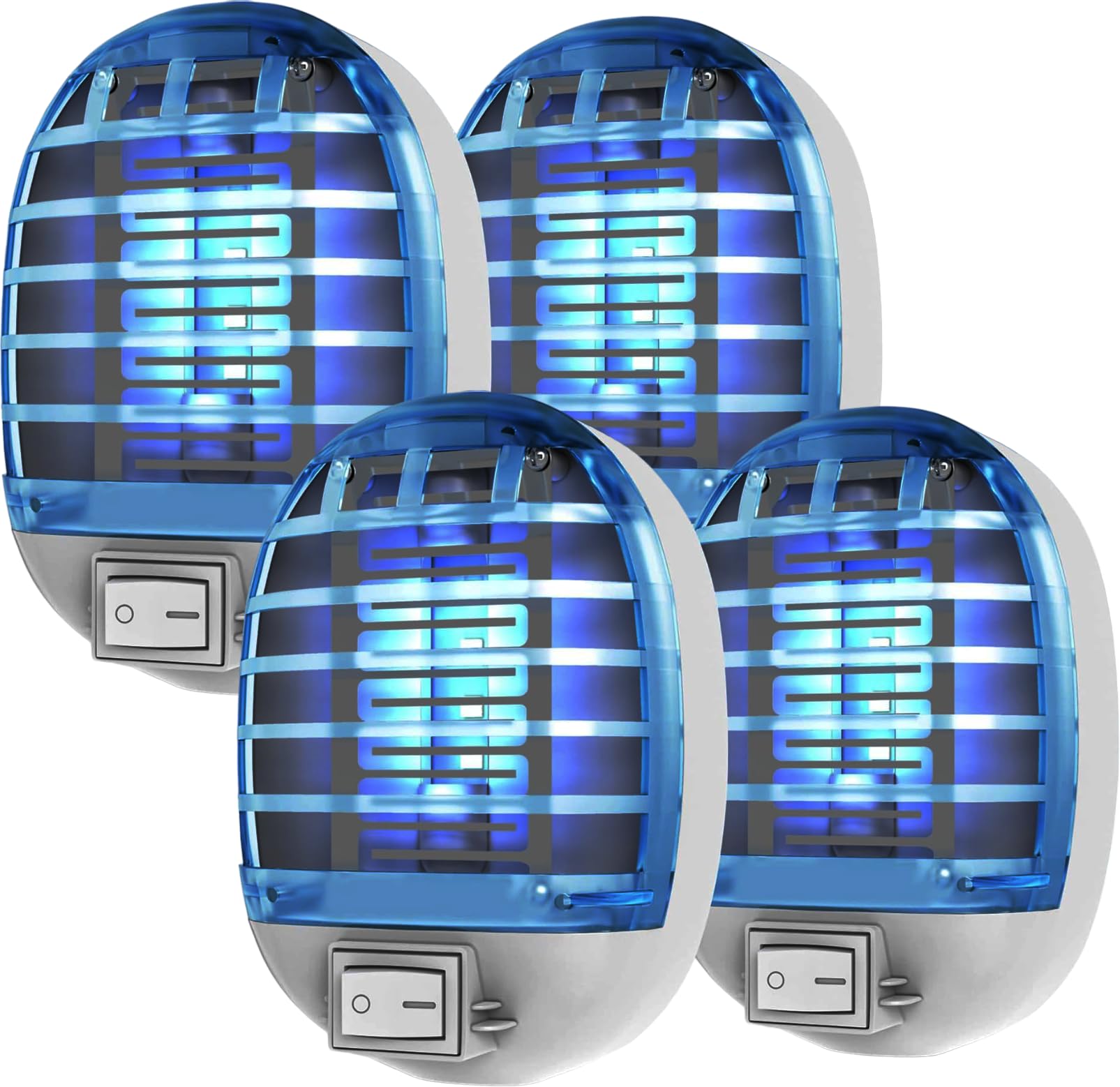 Photo 1 of Bug Zapper Indoor, Fly Zapper Trap Catcher Indoors, Ariie Electronic Mosquitoes Fruit Fly Killer Mosquito Zapper for Living Room, Home, Kitchen, Bedroom, Baby Room, Office, Bug Light (4 Packs)