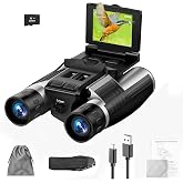 2-in-1 Digital Binoculars with Camera, 2.4 Inch LCD Screen 8X Digital Zoom | 8X Digital Zoom 40MP Camera 2.5K Videos Ideal for Concerts, Bird Watching, and Outdoor Adventures with 32GB SD Card