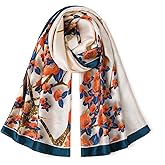 tagotry Women's Elegant Long Chiffon Shawl, Silk-Like Formal Wrap Scarf for Evening Gowns - Lightweight & Gift Packed