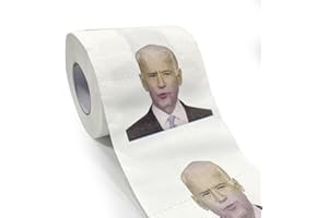 LUCNVEM Biden Toilet Colored Paper - Fun Political Humor Gift, Fun Gift for Democrats and Republicans, Fun Toilet Paper to Collect