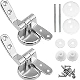 Skyzone Zinc Alloy Quick Release Toilet Seat Hinges WC Blind Hole Fixings view 1