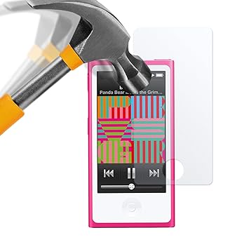 moodie Panzerglas Folie für iPod Nano 7G - Premium Glasfolie 9H Panzerglasfolie für Apple iPod Nano 7G