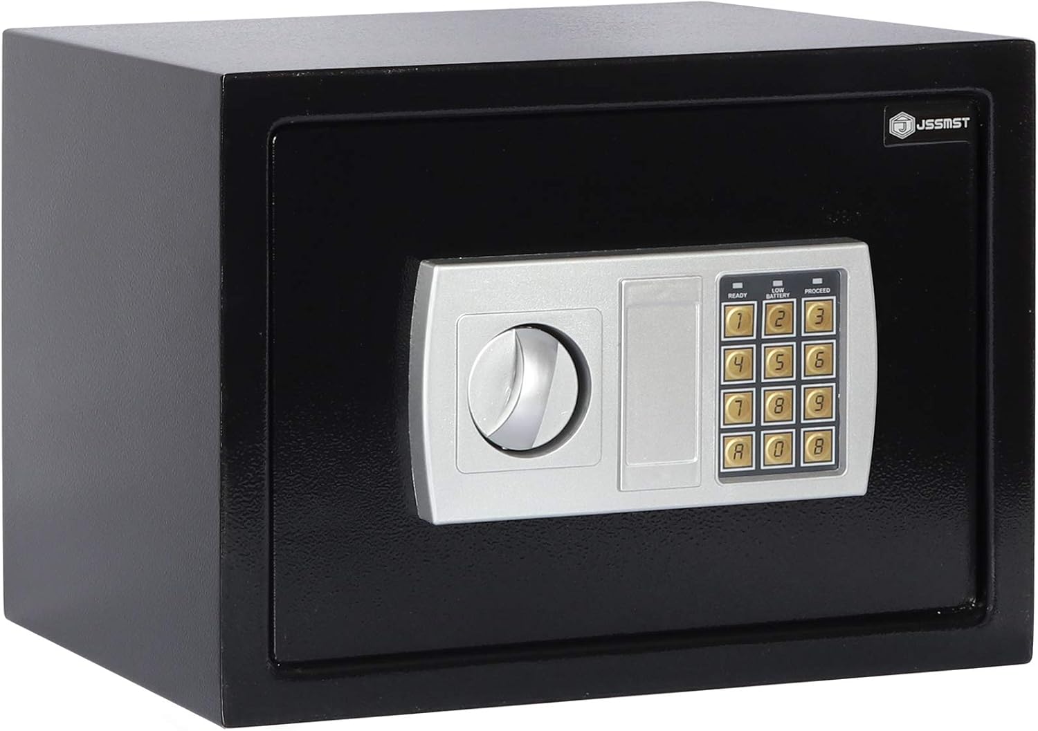 Jssmst Money Safe Box, 0.5CF Security Digital Safe for Home Office, Personal Safe Lock Box with Electronic Keypad, Home Safes and Lock Boxes, SM-SF029, Black: Office Products