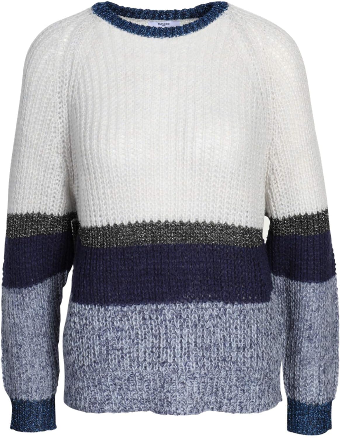 pullover blau schwarz gestreift