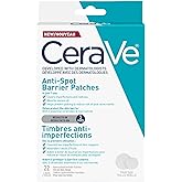 CeraVe Pimple Patches with 3 Ceramides & Niacinamide, Suitable for Sensitive Skin, Invisible on all Skin Tones, 22 per pack