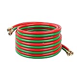 Oxygen Acetylene Hose 1/4" 25 FT Cutting Torch Hose