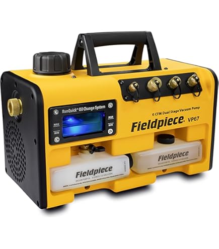 Amazon.com: Fieldpiece OIL8X3 - Vacuum Pump Oil, Three Pack