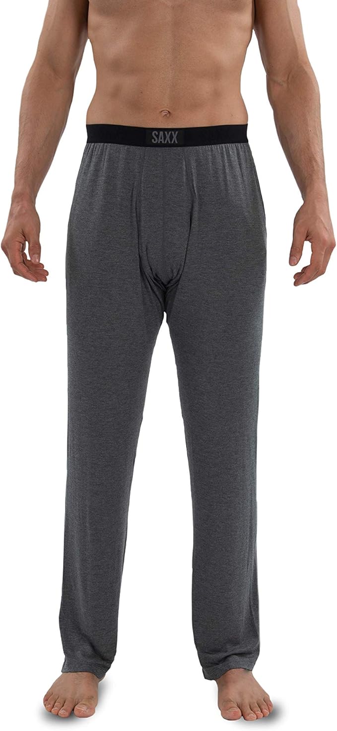 Saxx Underwear Men’s Sleepwalker Lounge Pants PJ Pants with Builtin