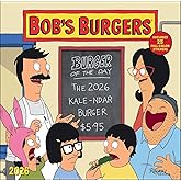 Bob's Burgers 2026 Wall Calendar (Includes Stickers)