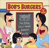 Bob's Burgers 2026 Wall Calendar (Includes Stickers)