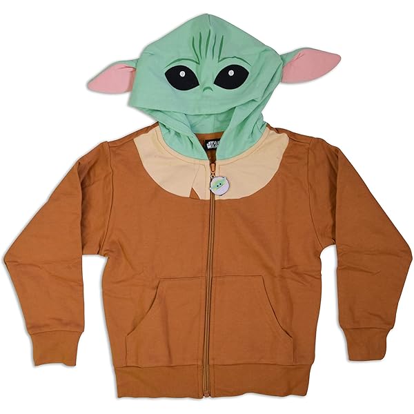 Disney The Mandalorian Hoodie heren oversized fleece baby Yoda pullover