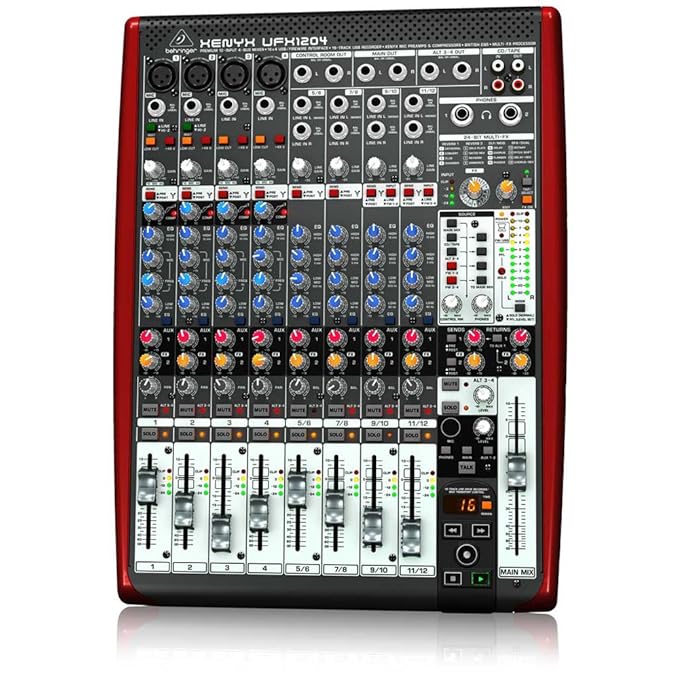 Behringer UFX1204 Xenyx 12Channel Mixer Amazon.in Musical Instruments