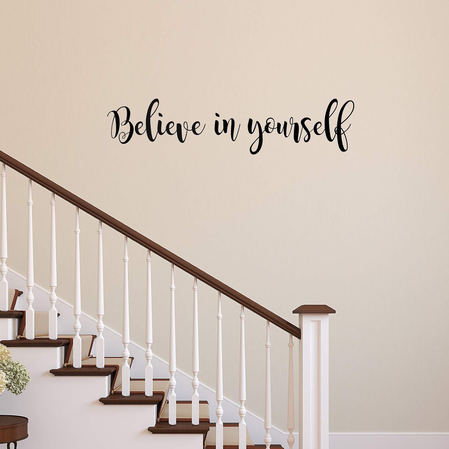 2 Sheets Vinyl Wall Quotes Stickers Believe in Yourself Inspirational ...