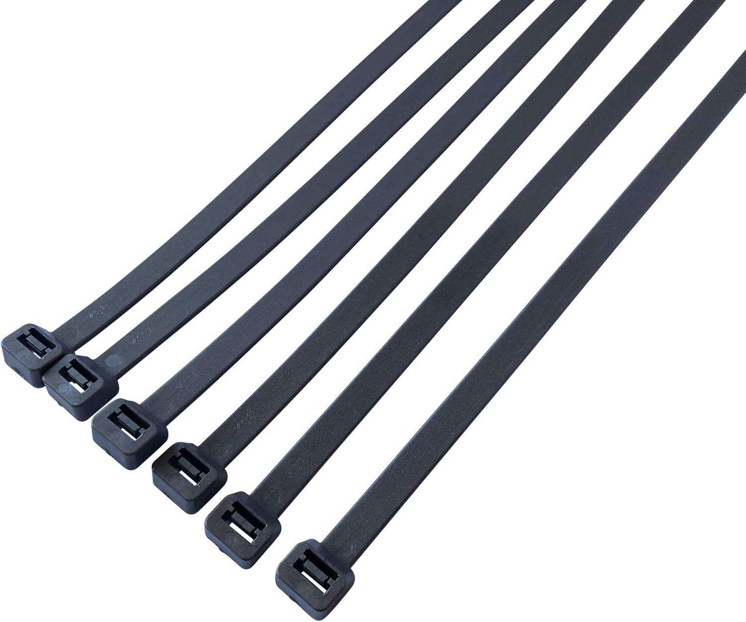 Gocableties Heavy Duty Long Silver Cable Ties, 370mm x 7.6mm, Pack of 100, Premium Nylon Zip Ties, Plastic Tie Wraps - Image 5