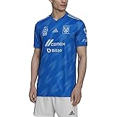 Adidas Men's Tigres UANL 22/23 Away Short Sleeve Jersey, Blue