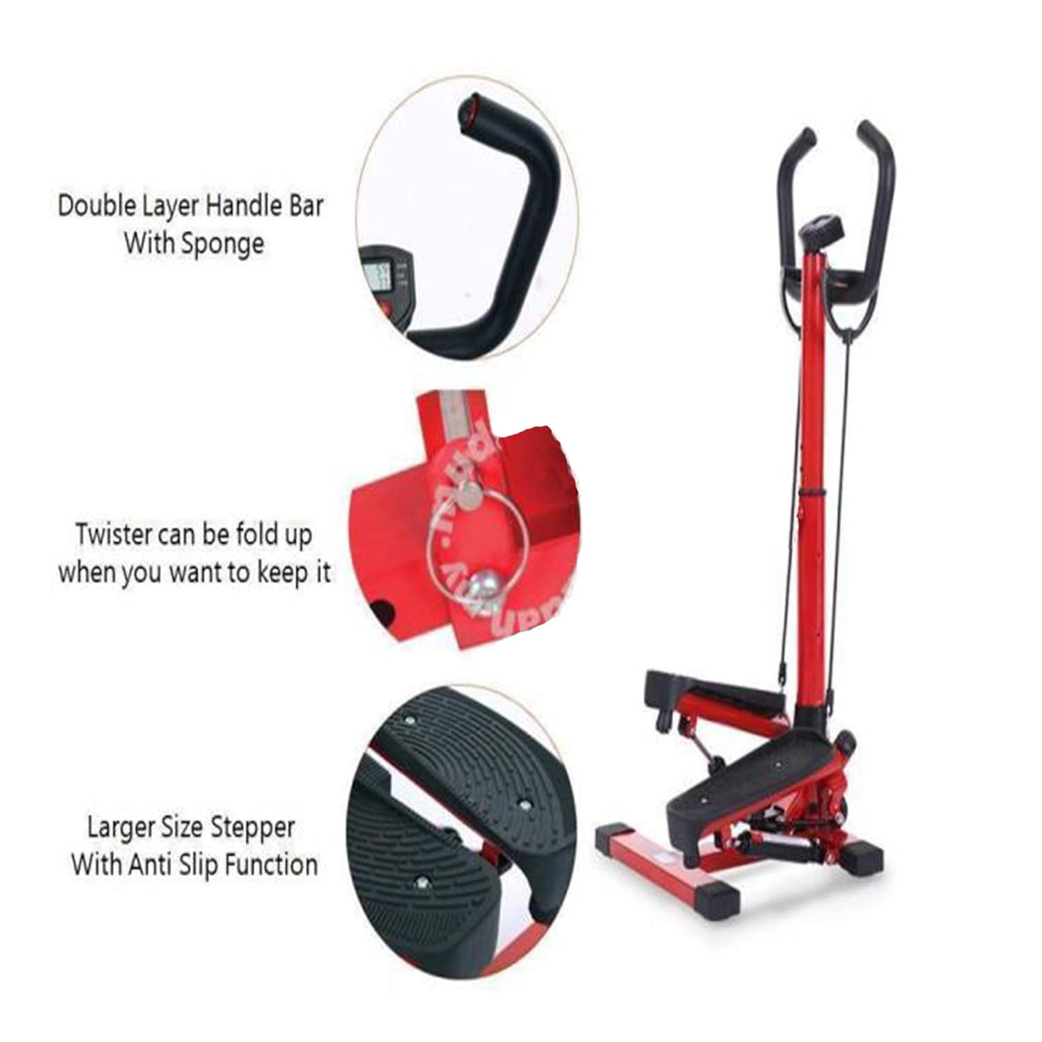 Best Fitness Stair Stepper with Handle Bar Portable Stair Stepper