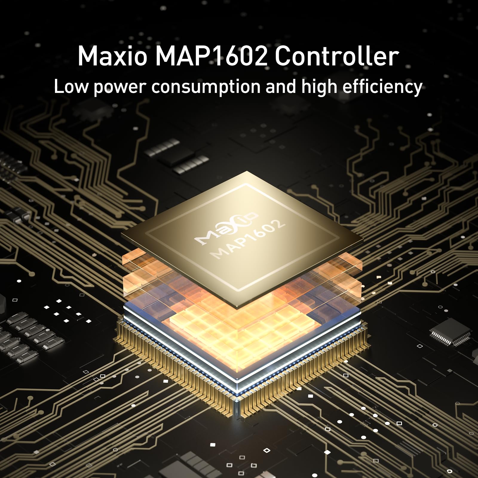 MOVE SPEED HB7450 2TB SSD for PS5 with Heatsink TLC NAND, PCIe 4.0 NVMe M.2 Internal Solid State Drive - Up to 7450MB/s, 3D Storage Expansion Compatible with PS5, Desktops and Laptops