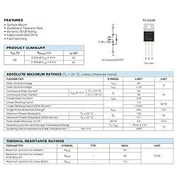 ALLECIN RFP30N06LE N-Channel Power MOSFET