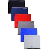 Knocker Men's Seamless Boxer Brief Stretchable Underwear 6 pcs, Assorted Colors