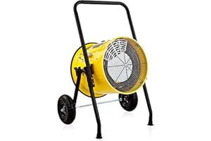 DR. INFRARED HEATER DR-PS11024 Salamander Construction 10000-Watt, Single Phase, 240-Volt Portable Fan Forced Electric Heater
