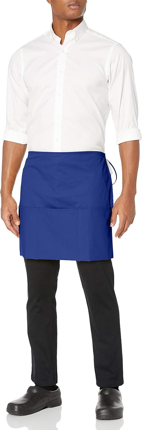 Uncommon Threads Unisex Waist Apron 22W X 18L, Brown, One Size: Food Service Uniforms Aprons: Clothing